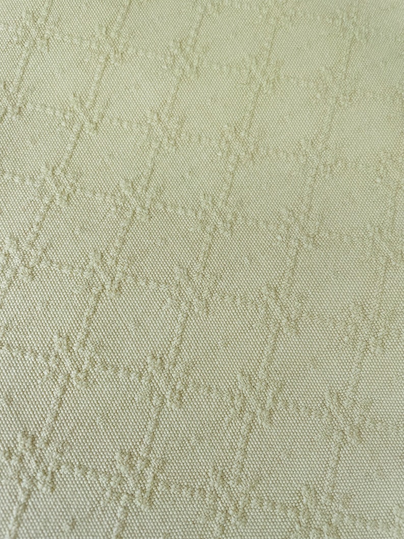 LAURA ASHLEY Galia Pale Gold Woven Dobby Jacquard Fabric Upholstery for