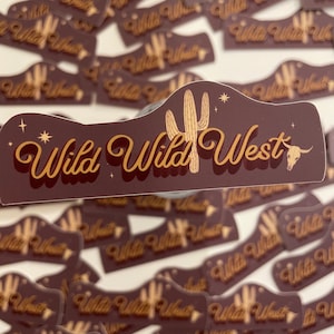 Wild West Sticker - Nevada Sticker - Cactus Sticker - State of Nevada Sticker - Home Means Nevada