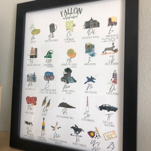 Fallon Nevada Alphabet Print - Fallonite - Fallon Nevada - Rural Nevada ...