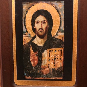 Jesus Christ of Sinai Handmade Byzantine Icon