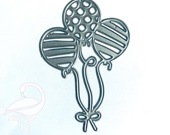 Würfel - Luftballons 82 x 55 mm