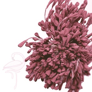 Stami Matt Heart 3mm Bordeaux - Confezione Da 100