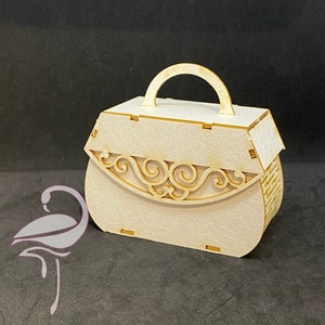 Bolso 3D - 48 x 70 x 35mm - cartón de 1,5 mm de espesor