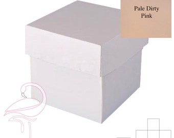 Explosionsbox Pale Dirty Pink 10cm - 300g/m²