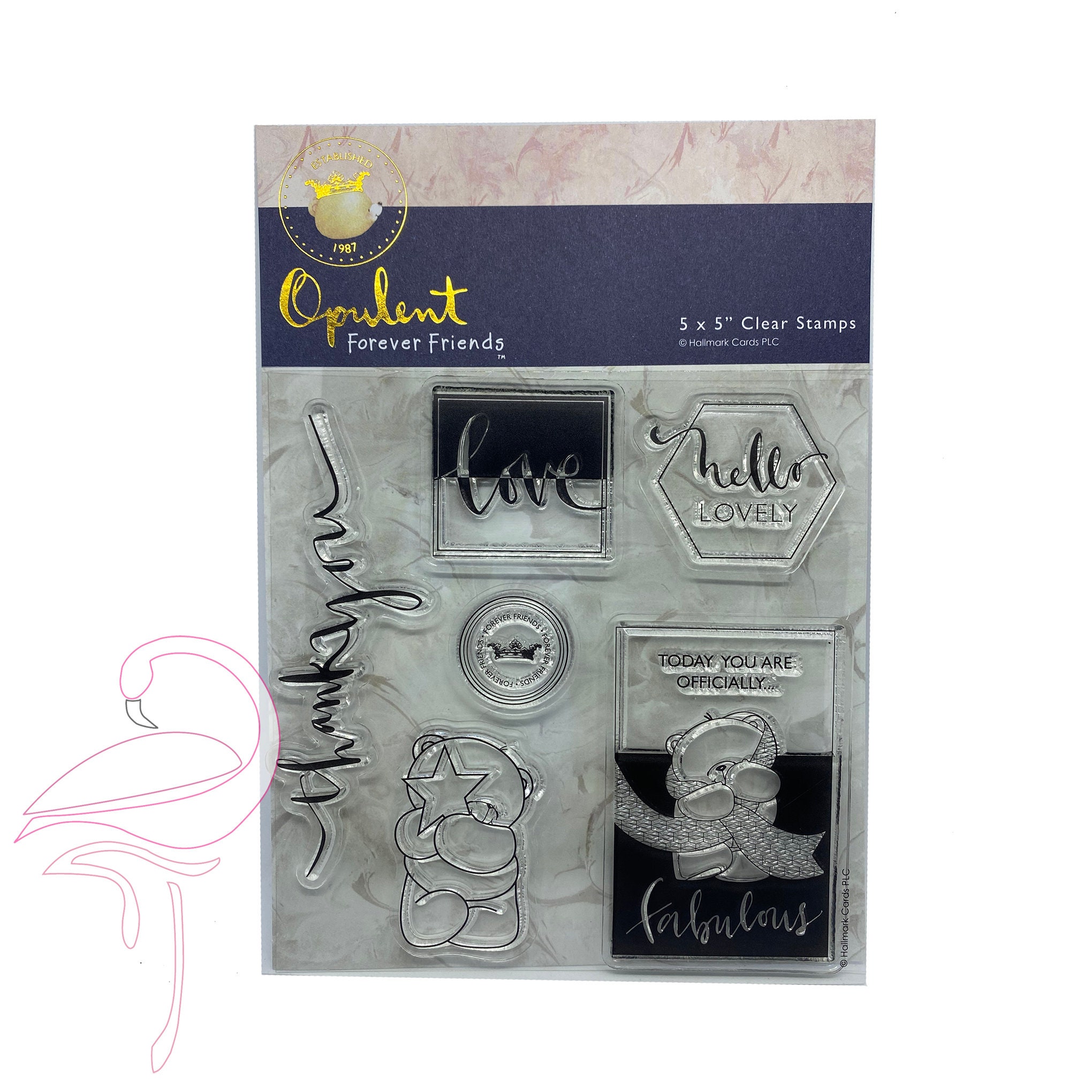 Opulent 'Forever Friends' - Stamp Set of 6 pieces