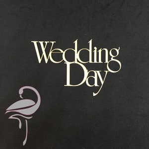 Día de la boda - 60 x 90 mm - cartón de 1 mm de grosor