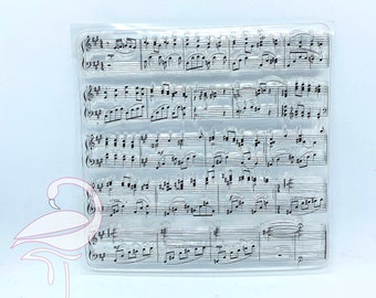 Silicone Stamp - Musical Notes