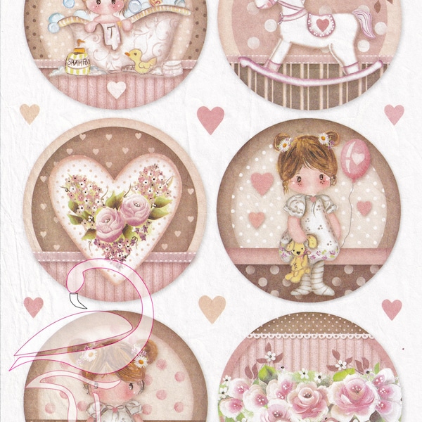 Little Girl Rice Paper - Etsy