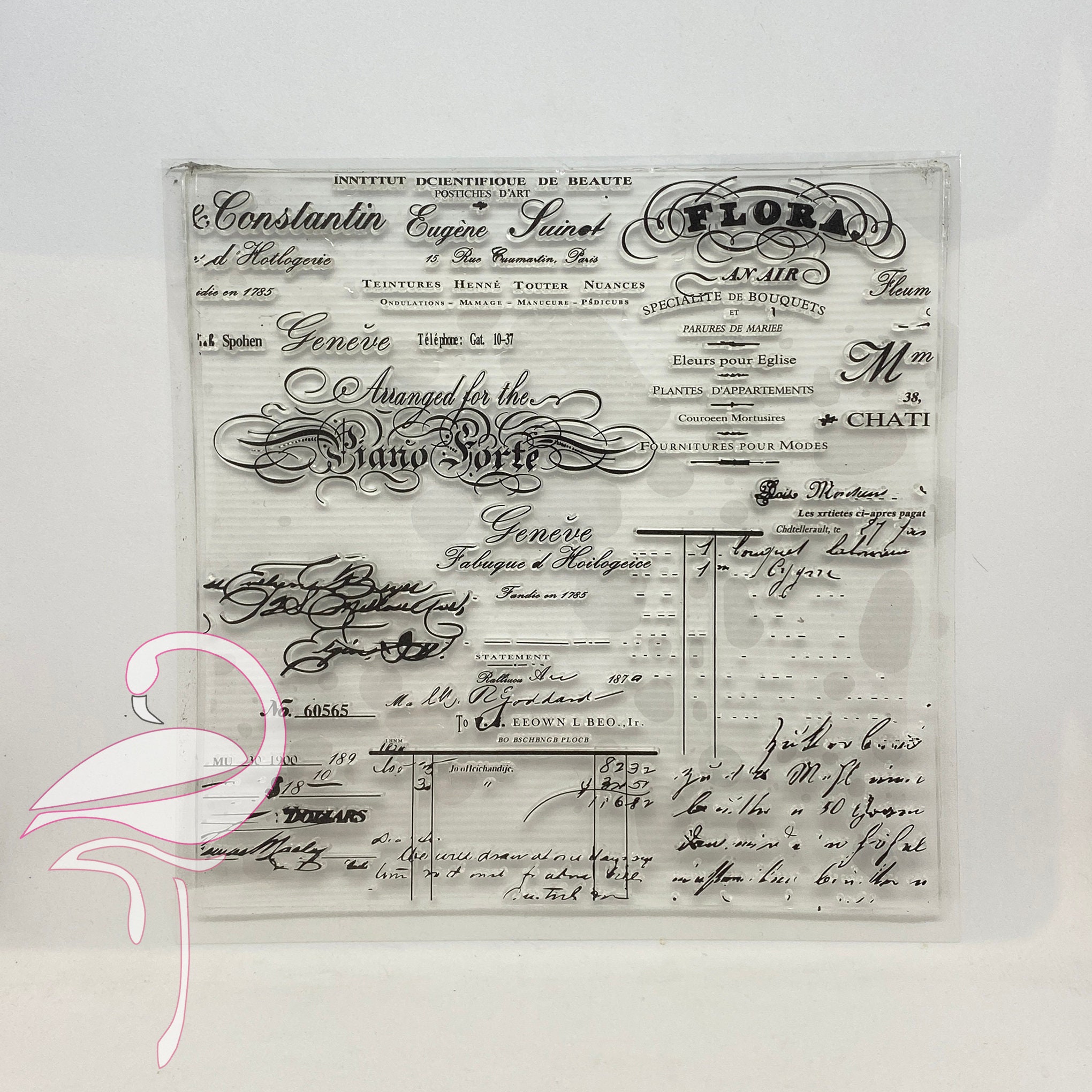 Timbri in silicone trasparente a forma di fiore, stencil per scrapbooking, per realizzare biglietti per bambini, fai da te, scrapbooking, goffratura, stencil per adulti, lettere riutilizzabili