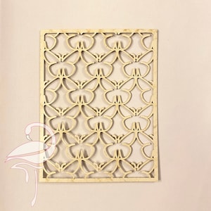 Schmetterling Hintergrund - 145 x 120mm - 1,5 mm Karton