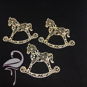 Rocking Horse Ingewikkelde Lace x 3 stuks - 52 x 60mm - karton