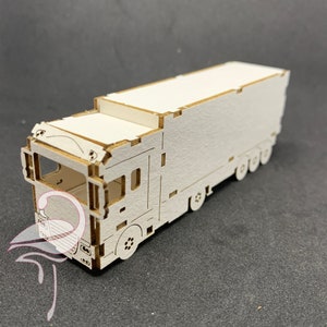 Camion 3D - 115 x 30 x 40mm - cartone spessore 1,5mm