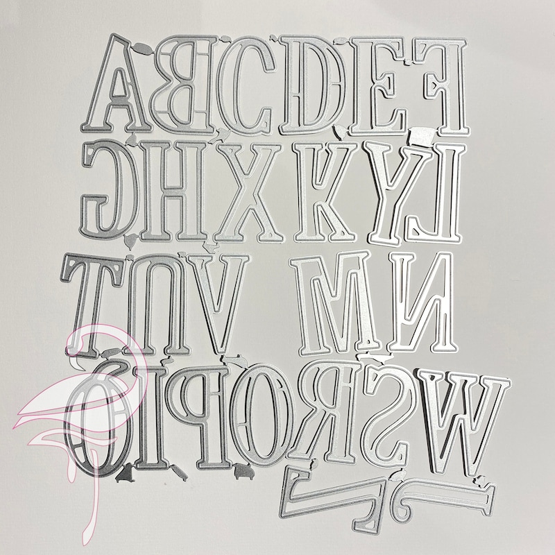 Alphabet Die Cut - Etsy