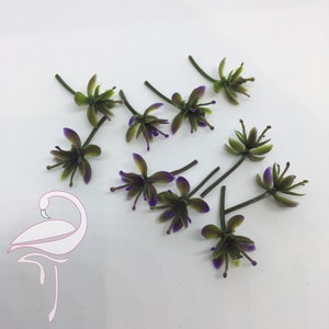 Stami in plastica viola - 15 mm x 10 pezzi