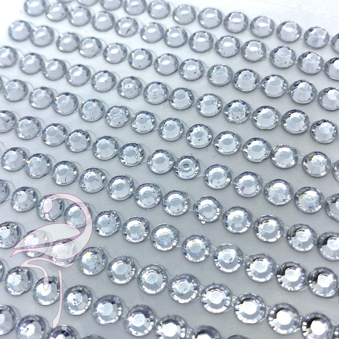Selfadhesive Rhinestones Silver Etsy Denmark