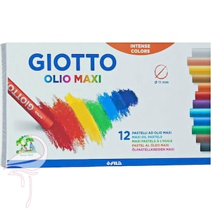 Giotto-oliepastelkleuren - Olio Maxi x 12