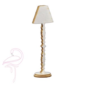 Lámpara de pie 3D Mini - 70 x 20 x 18 mm - cartón de 1,5 mm de espesor