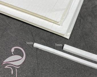 2mm 3D Foam Strips white x 2 sheets