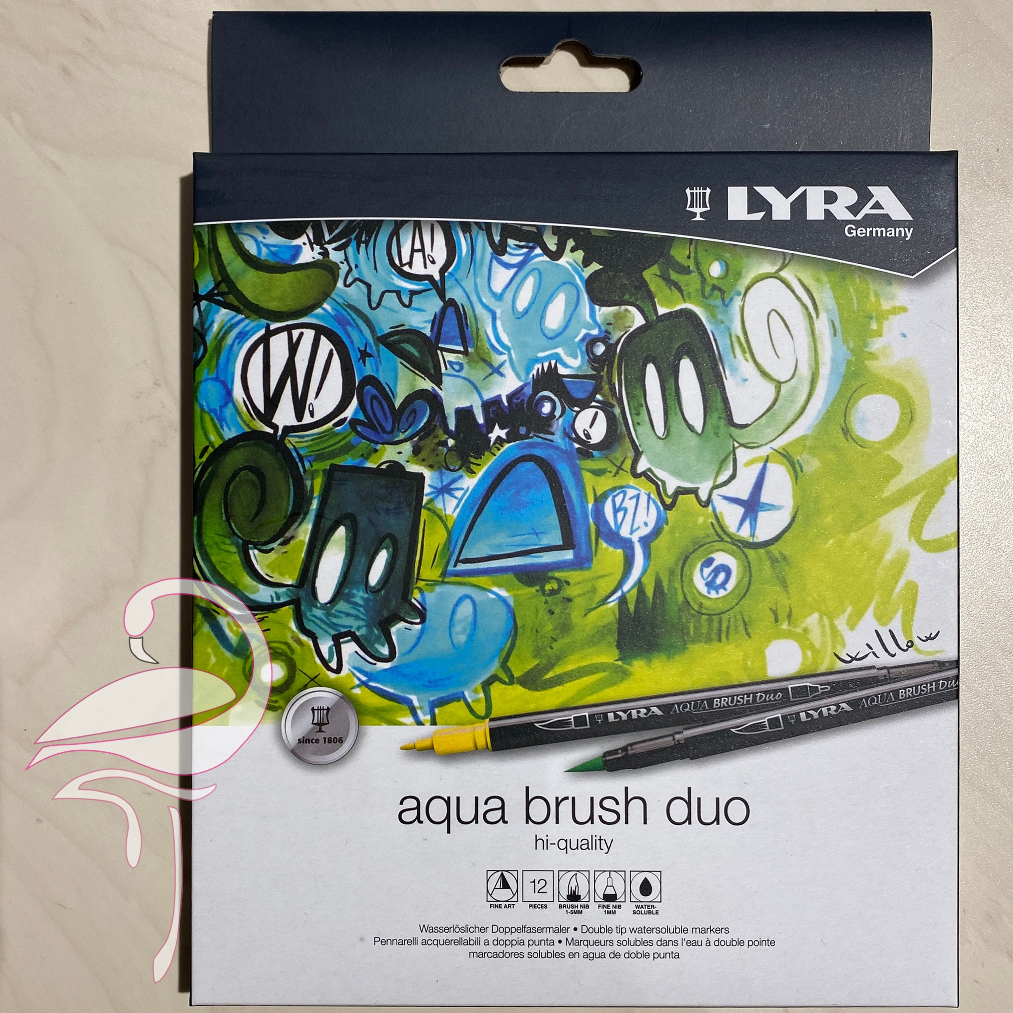 Lyra Aqua Brush Duo Set of 12 
