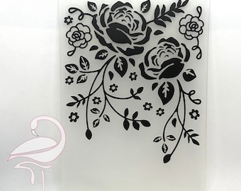 Embossing Folder - Roses - 105 x 147.5mm