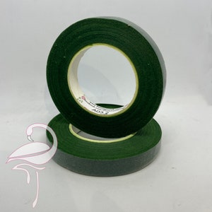 Ruban adhésif pour fleuriste - Vert bouteille 30 yards 12 mm