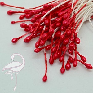 Stamens パールレッド 3 mm コード M52 - 100 個パック