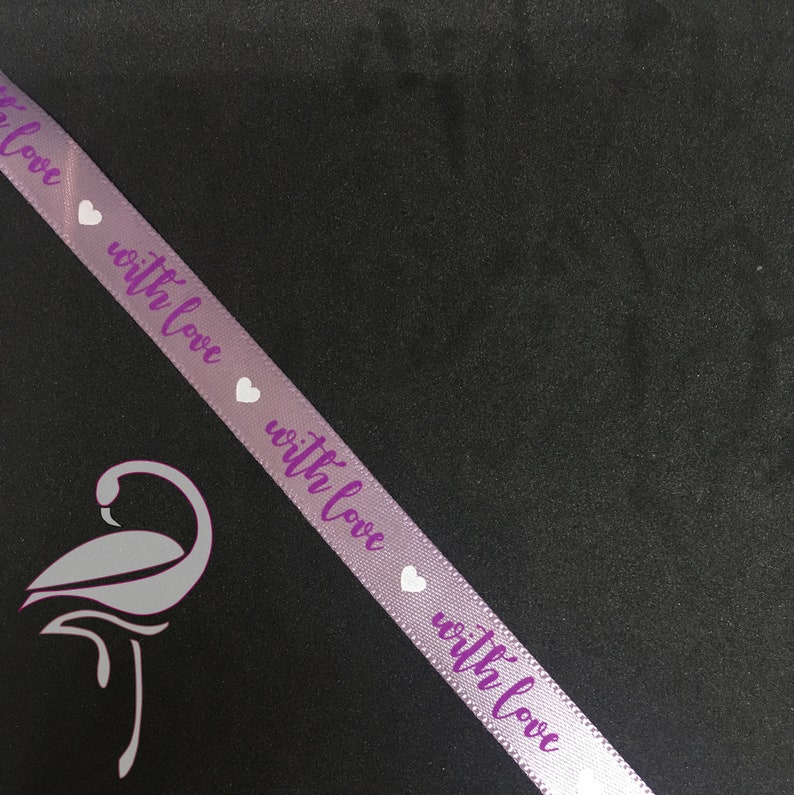 Various Patterns Ribbon Satin 10mm x 2m