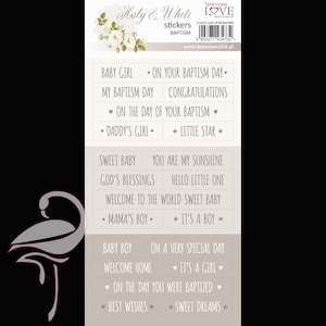 Foglio di bambino Sentiments formato foglio: 100 x 210mm - 21pcs