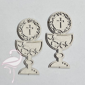 Calice de communion double épaisseur - lot de 2 - 30 x 63 mm