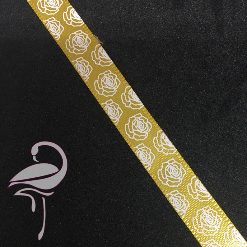 Various Patterns Ribbon Satin 10mm x 2m