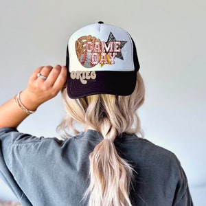 Baseball Faux Hat Patches - Faux Trucker Hat PNG - Faux Embroidery - Faux Sequin - Faux Glitter