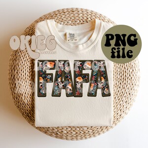 Faux Embroidery - Skull Fafa PNG File