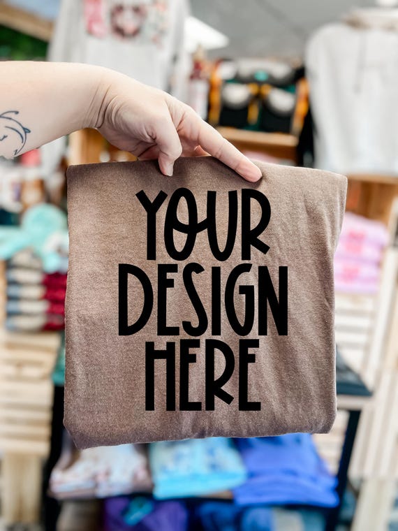 Comfort Colors Mock Up - Flat Lay - Blank Mock Up - CC Espresso