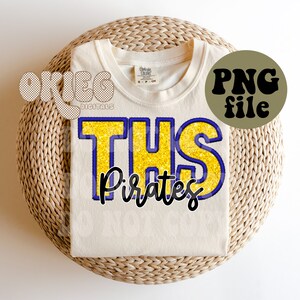 Faux Embroidery - Faux Glitter - Png File - THS PIRATES