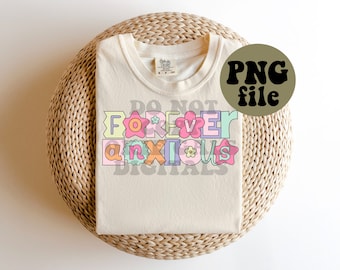 Retro Forever Anxious PNG file