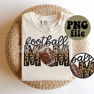 Namaakborduurwerk | Namaakglitter | Football Mom: png-bestand