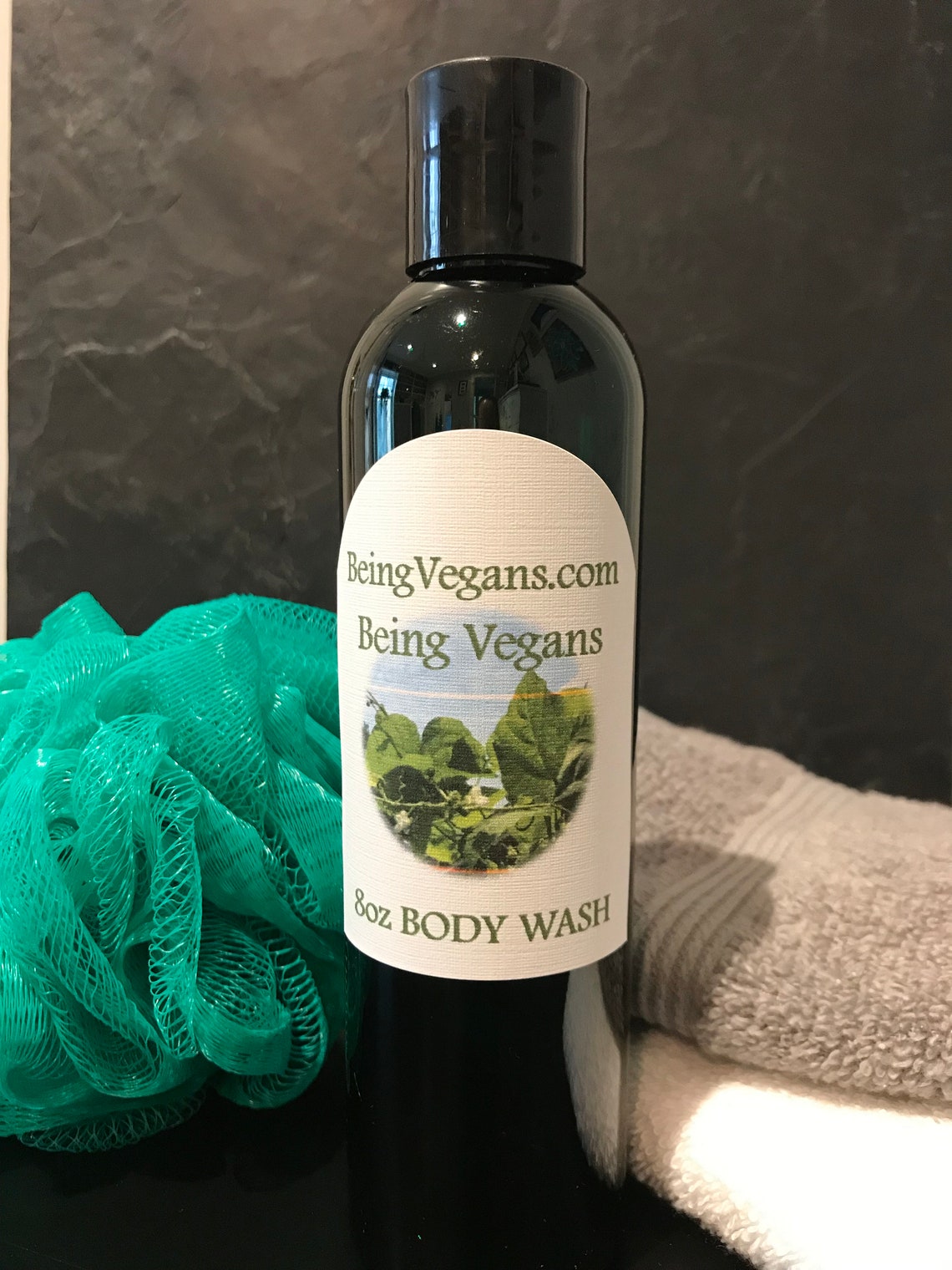 Mens Organic Shower Gel / Body Wash 8oz Vegan PlantBased Etsy