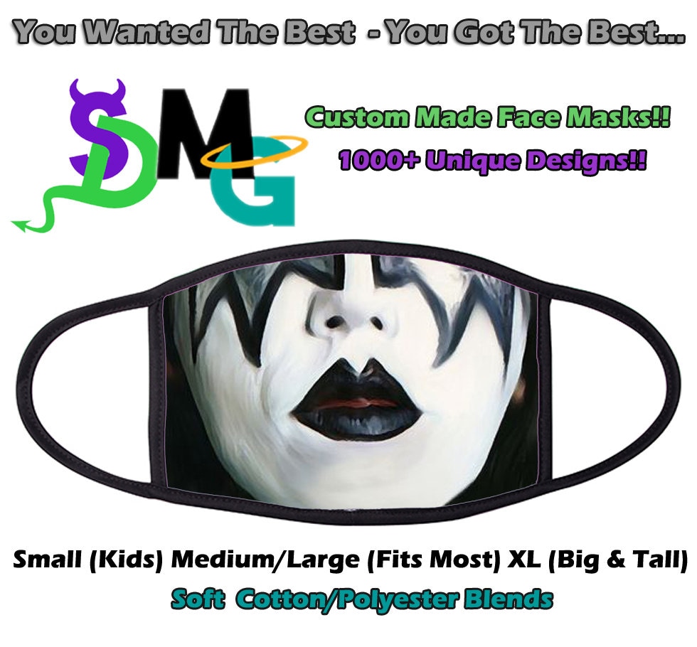 KISS Dynasty Era Face Masks KISS Masks Ace Gene Peter Paul Choose You…
