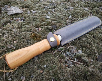 Ceramic Honing Rod Sharpening Fine with leather case - Knife sharpening - from Ukraine