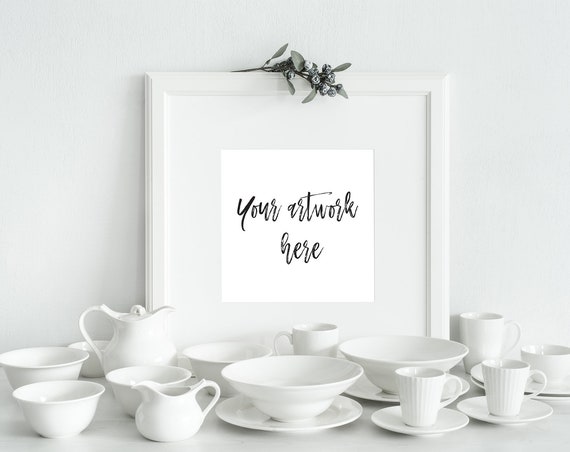 Frame Mockup White Wall Mock Up Kitchen Frame Mockup White Wall Mock Up Kitchen