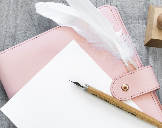 Letter Mockup Blank Page Mockup Flat Lay Letter Mockup Blank Page Mockup Flat Lay