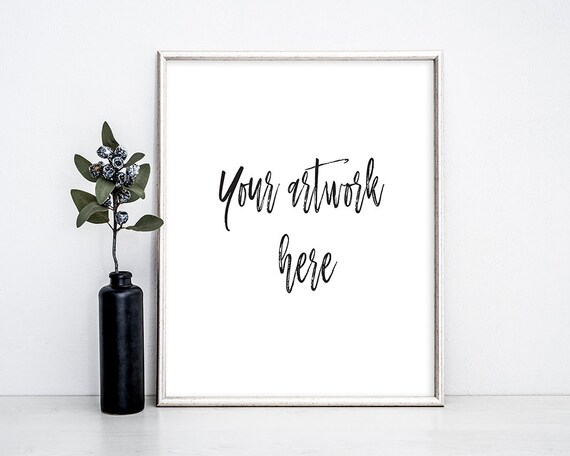 Download Frame Mockup Styled Mock Up Photo Wall Art Mockup Etsy PSD Mockup Templates