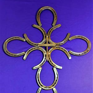 Horseshoe & Nail Cross