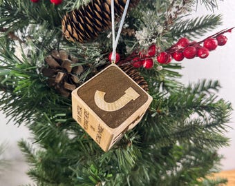 Cherish Baby's First Christmas with a Timeless Keepsake customizable wooden baby block