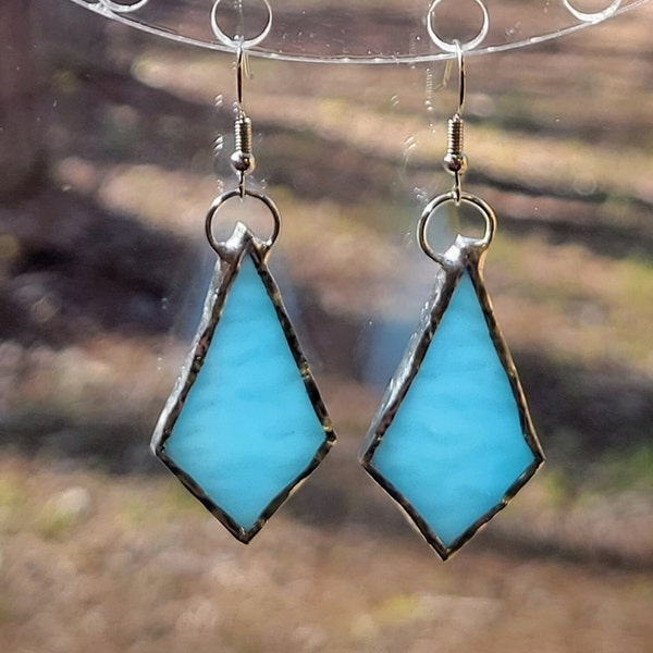 Stained Glass Earrings Etsy