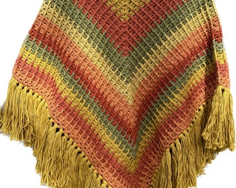 Autumn poncho