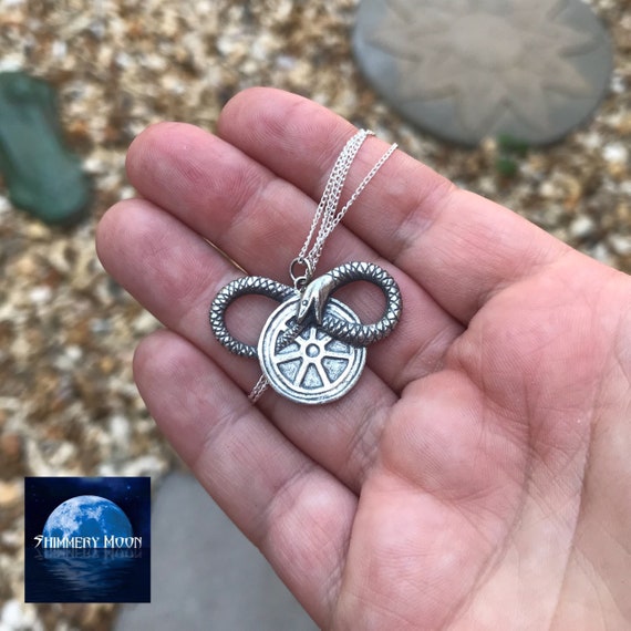 Infinity Serpent- Ouroboros - Wheel of Time Inspired - Sterling