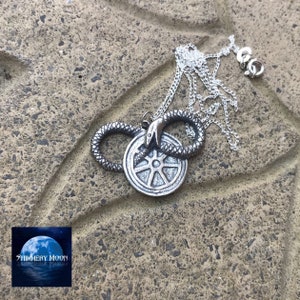 Infinity Serpent- Ouroboros - Wheel of Time inspired - Sterling Silver pendant