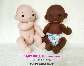 Baby Doll Pattern Etsy