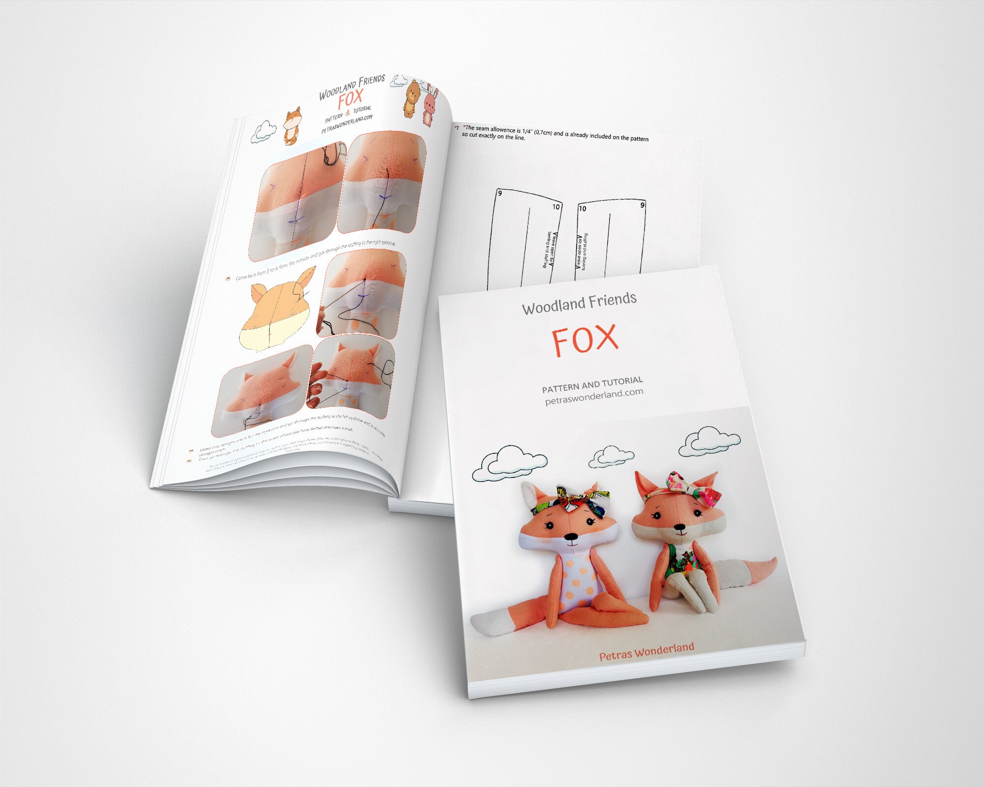 PDF Fox Sewing Pattern and Tutorial Woodland Stuffed Animal - Etsy UK